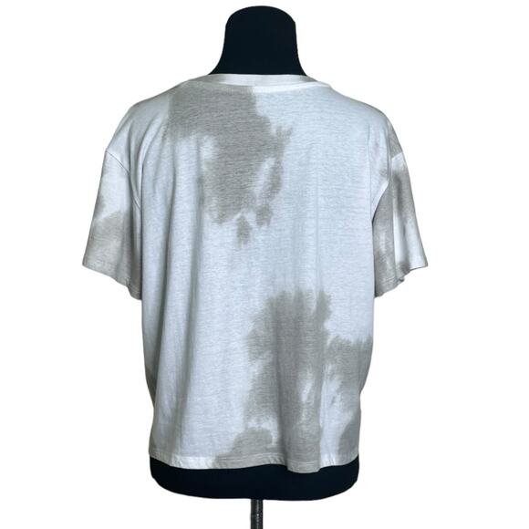 Coca Cola white tan tie dye Logo short sleeves tee size large - Picture 2 of 9